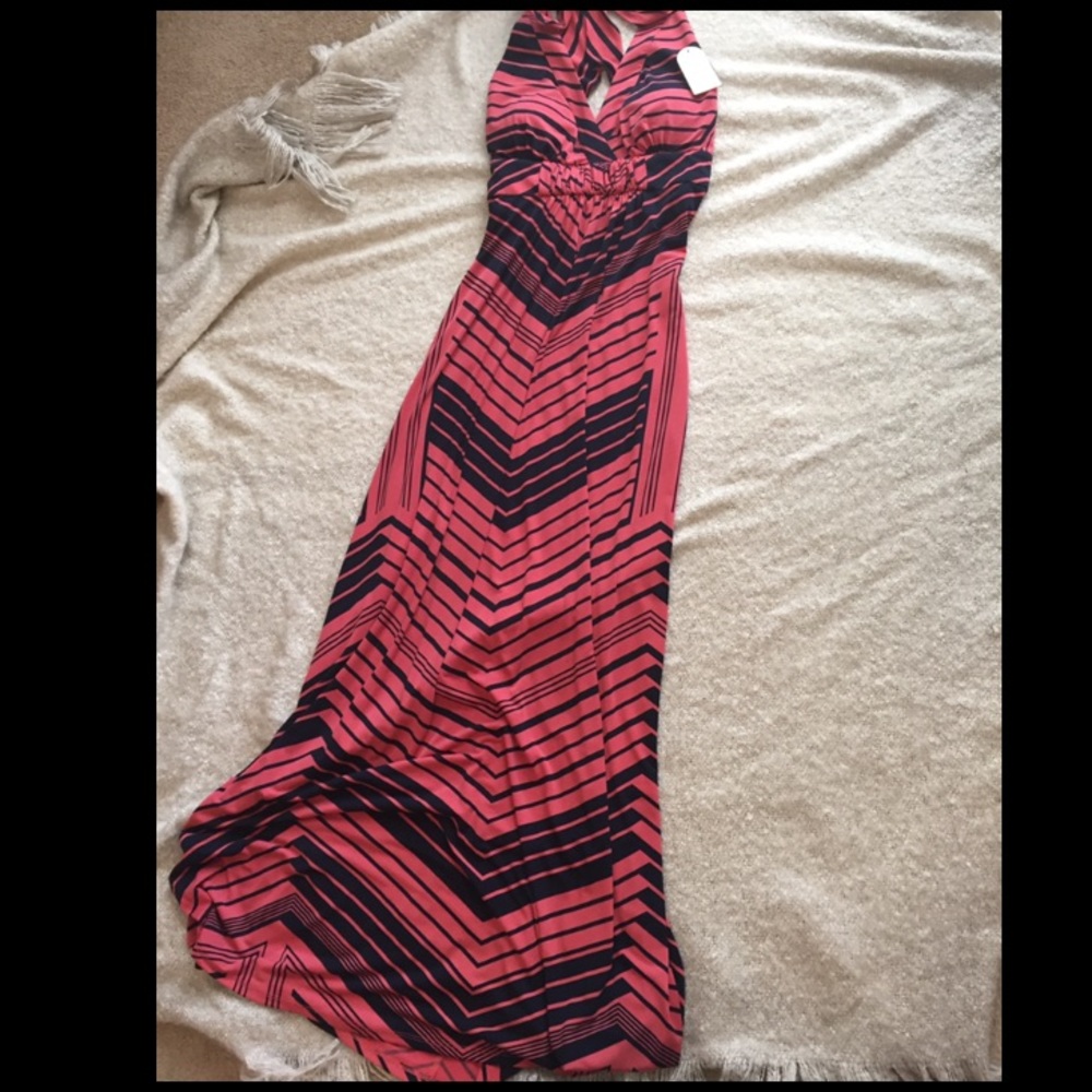 Jessica Simpson Halter Maxi Dress