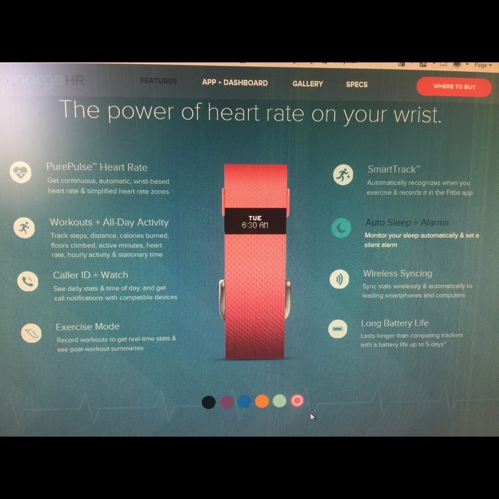 Fitbit charge HR