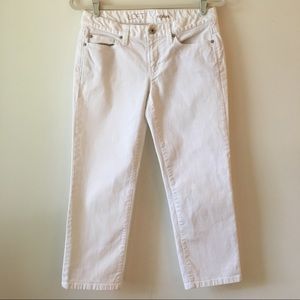 LOFT White Jean Capris