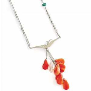 Soaring Bird Coral Necklace
