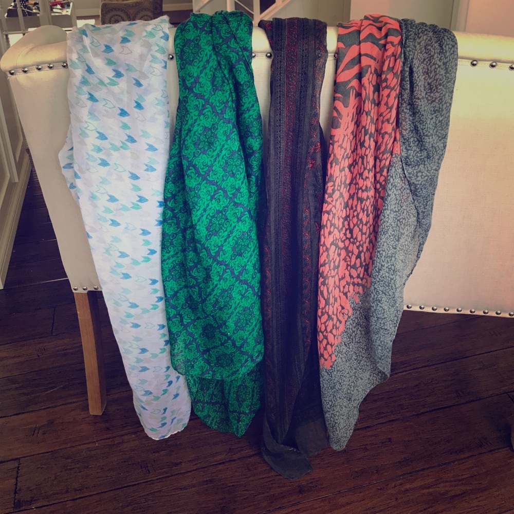 Collection of scarves