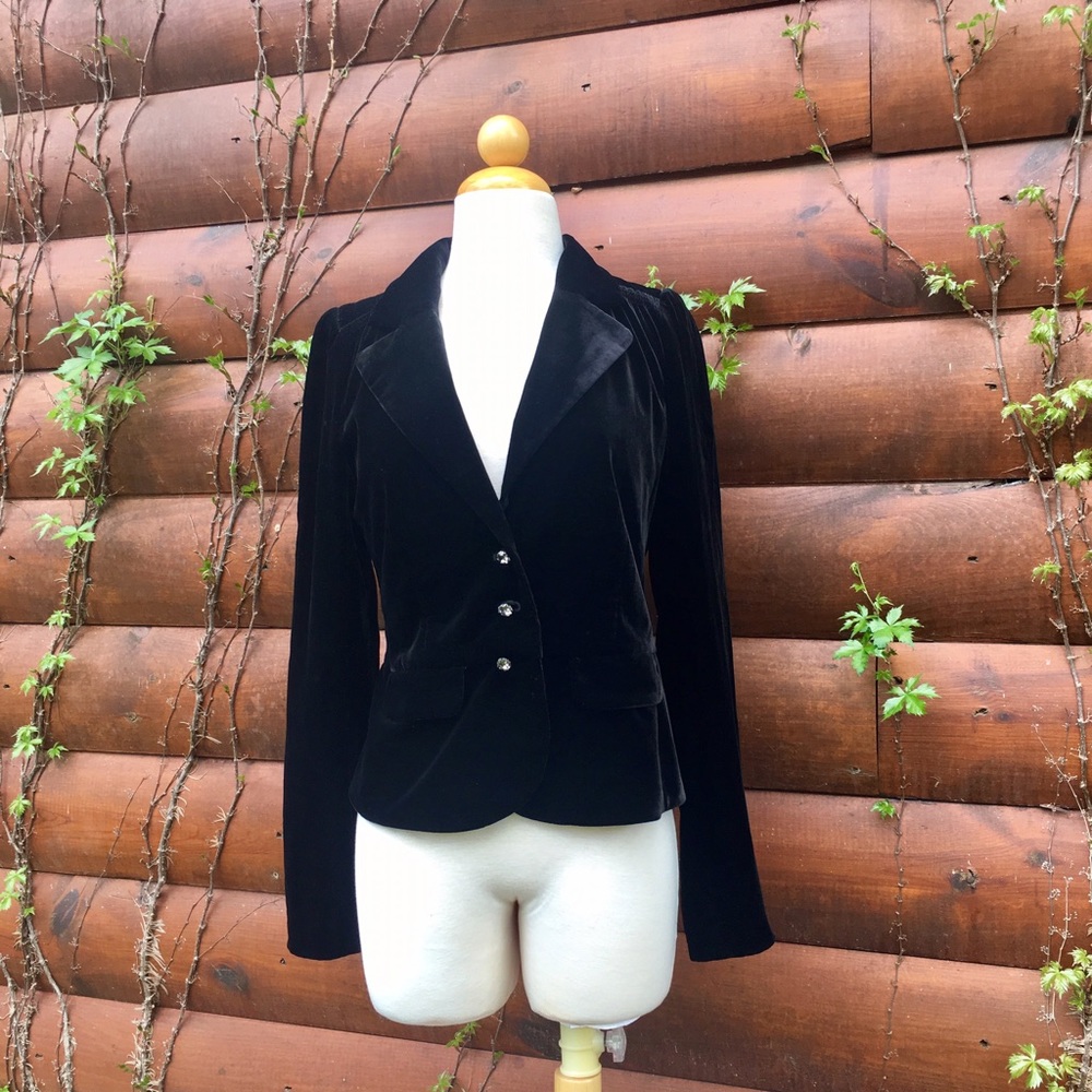 Juicy Couture velvet blazer size 4