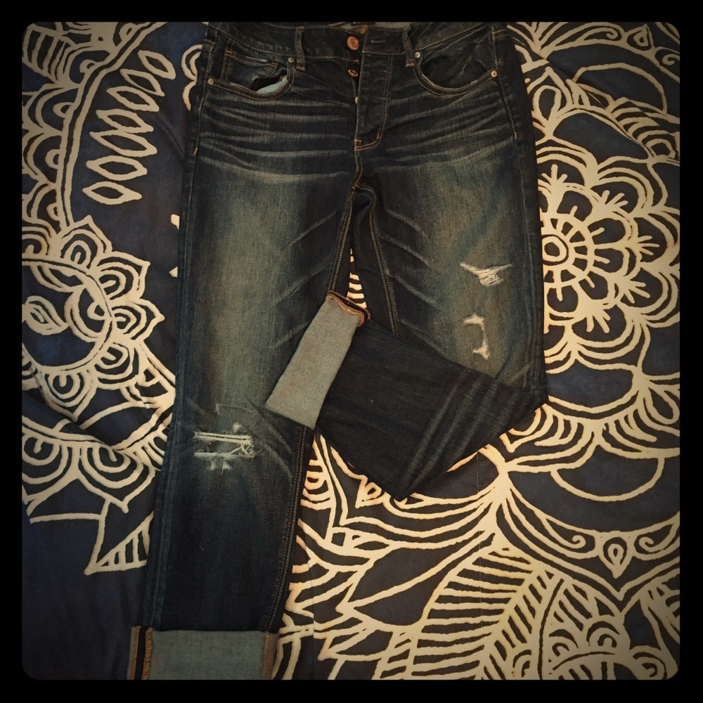 American Eagle Tomgirl Jeans size 4