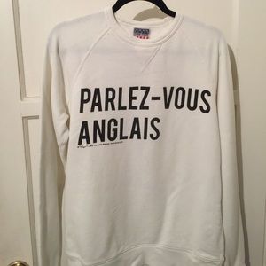 Junk Food Parlez-Vous Anglais Sweater