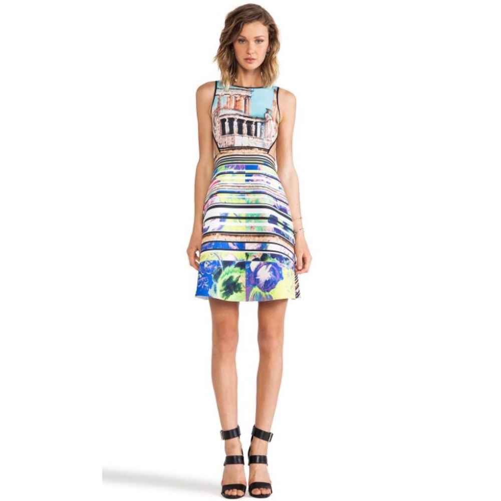NWT Clover Canyon Acropolis Garden Cutout Dress - Picture 3 of 8