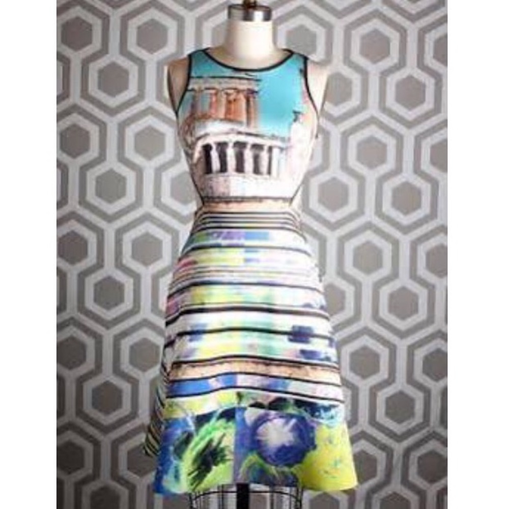 NWT Clover Canyon Acropolis Garden Cutout Dress - Picture 4 of 8