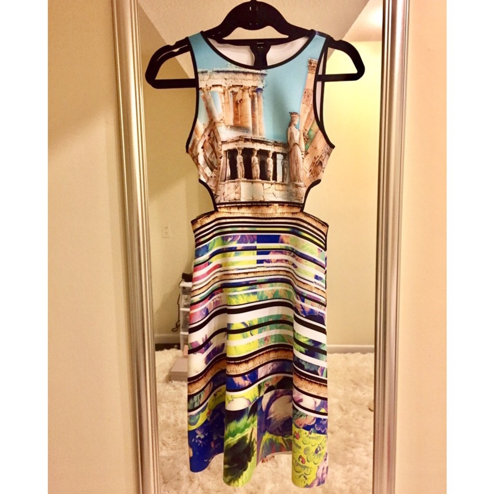 NWT Clover Canyon Acropolis Garden Cutout Dress - Picture 6 of 8