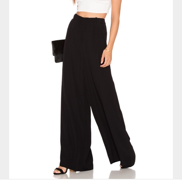 BB Dakota Pants - Wide-leg black BB Dakota trousers NWT