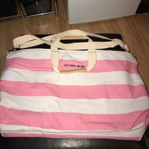 Over sized Victoria's Secret overnight tote