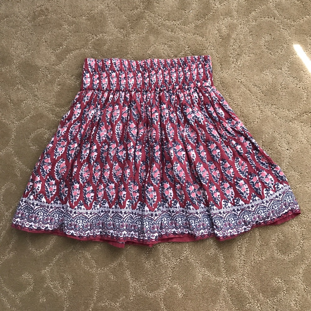 American Eagle Boho Mini Skirt