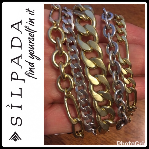 TOUGH LUXE CHUNKY CHAIN BRACELET - Picture 3 of 7