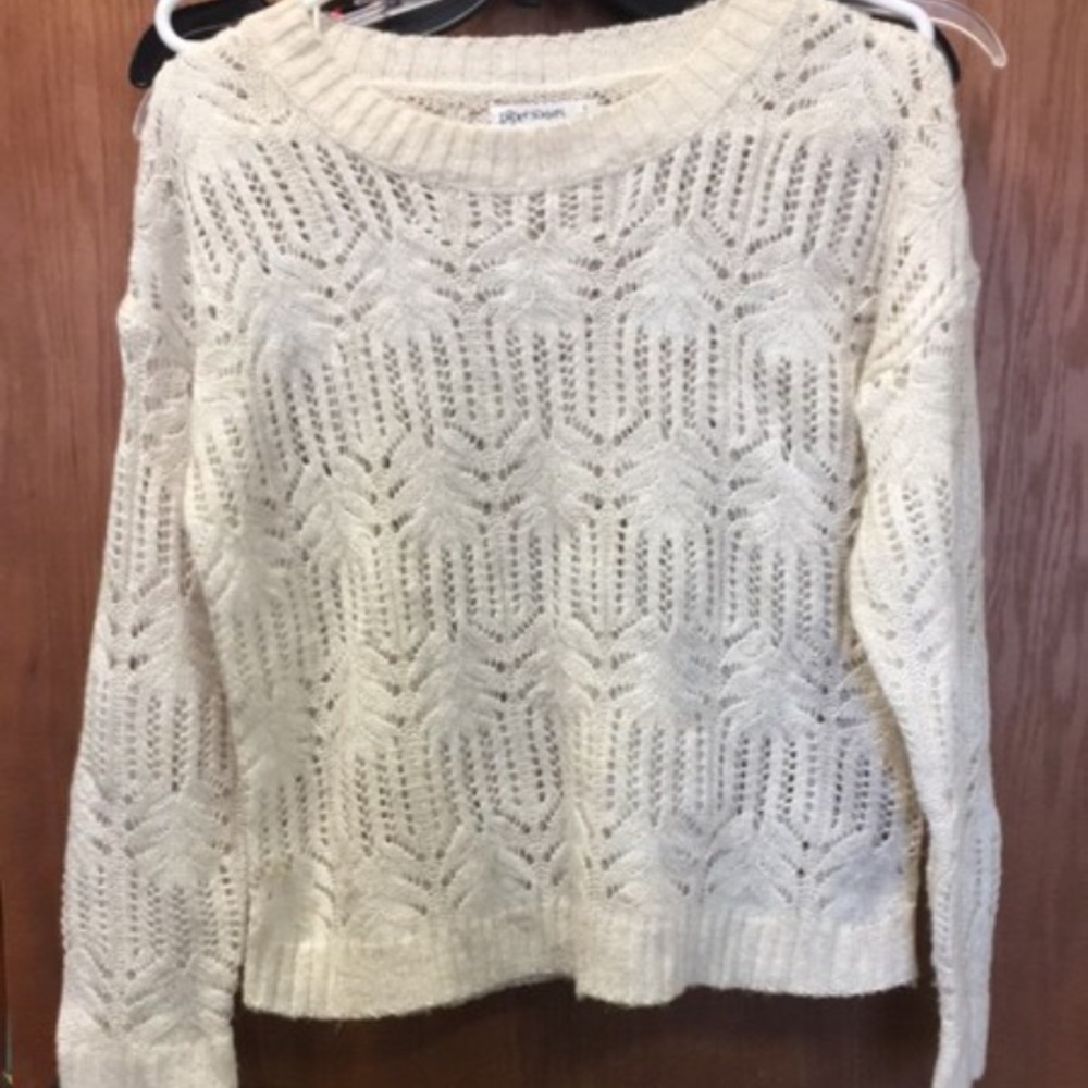 cream sweater
