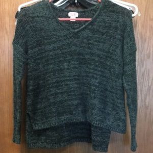 cropped target sweater