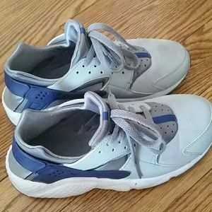 Blue & Grey Nike Huaraches