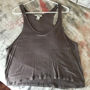 Loose fitting crop top