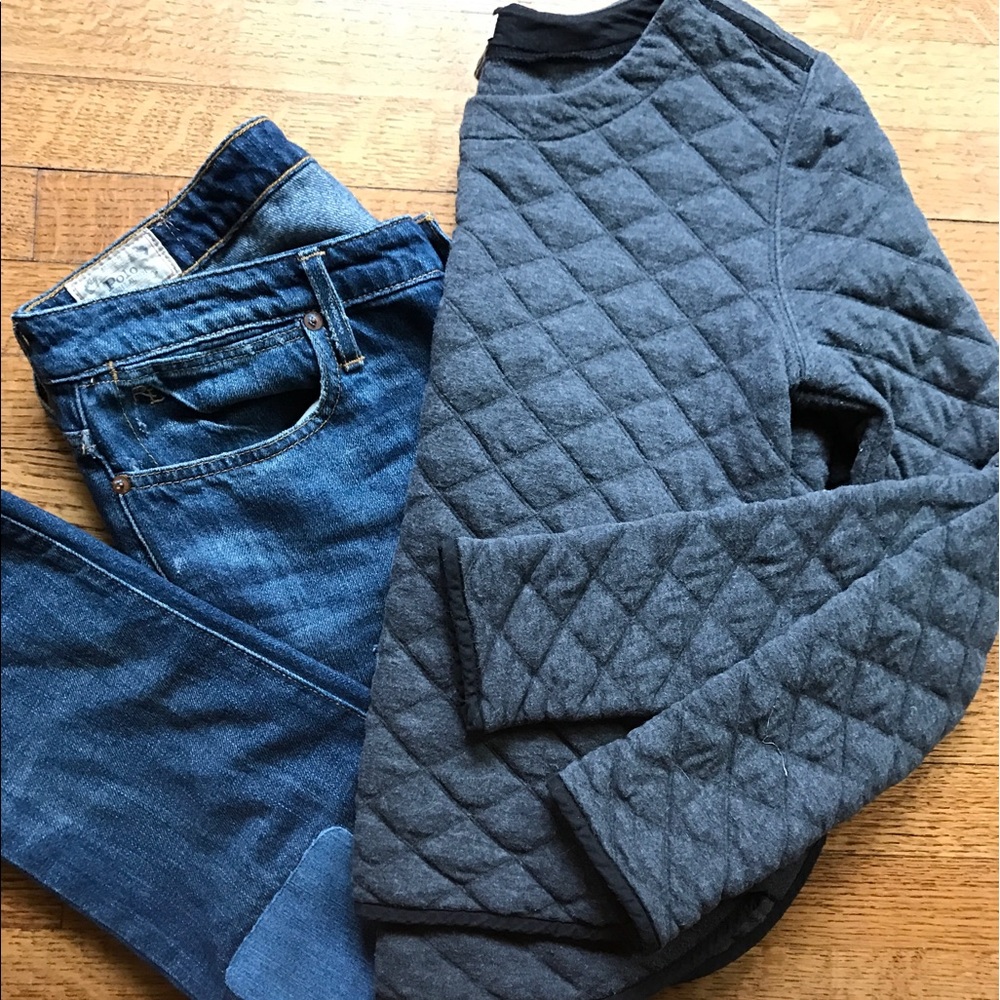 EUC J.Crew Grey Pullover - XS