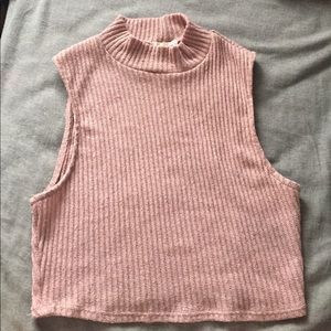 Urban Outfitters Pink Sweater Tank Top