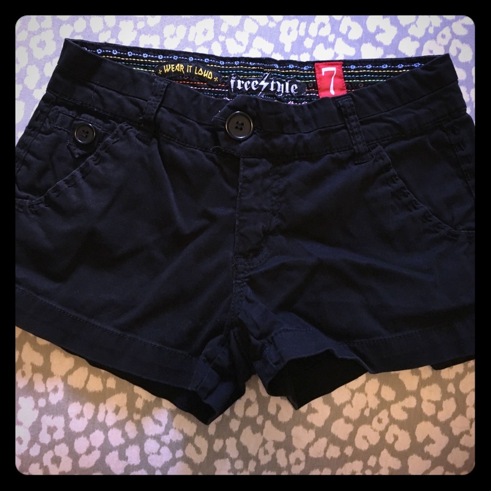Black shorts