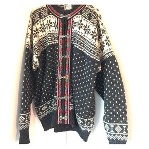 Norwegian 100% Wool Sweater Large
