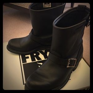 Frye short boot! Black leather