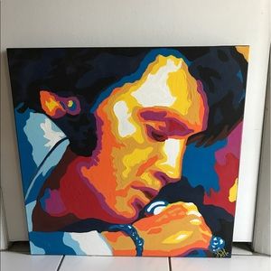 Elvis Presley art piece