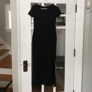 Black maxi dress