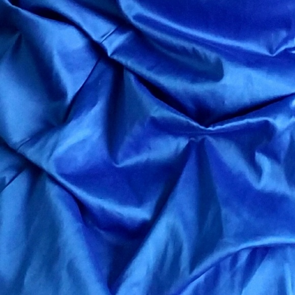 Mini Blue Ruffle Dress - Picture 2 of 2