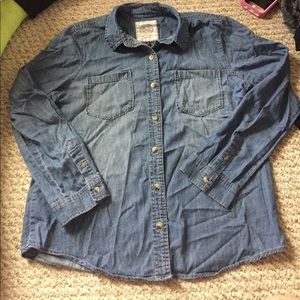 Denim Button Down Shirt