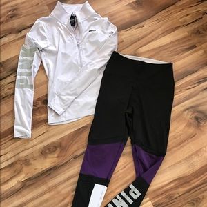 Pink room ultimate yoga pants and jacket