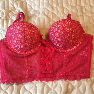 34C padded Demi/busted coussine