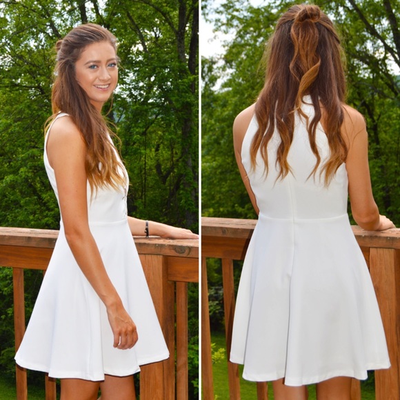 Boutique Make It A Date White Sleeveless Dress - Picture 2 of 3