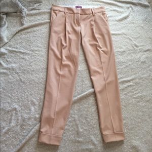 The Savile Row Co. Blush Cuffed Slacks