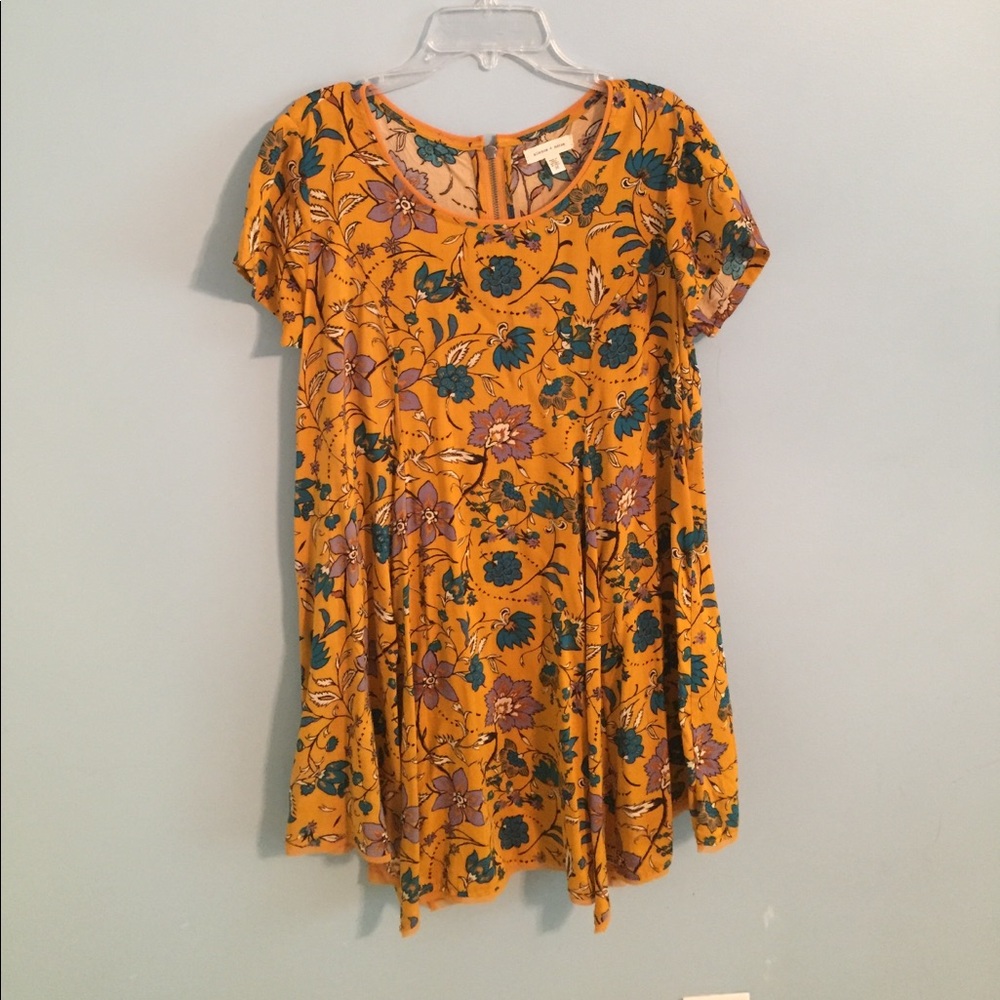 Floral Tshirt Dress