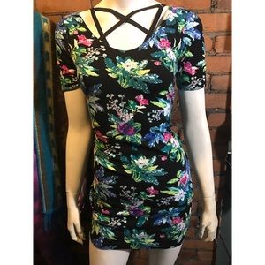 Floral bodycon dress