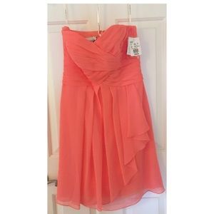 🤑PRICE DROP🤑Coral Strapless Dress NWT