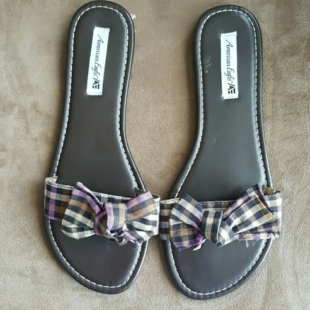 American Eagle Bow Sandals Sz 10