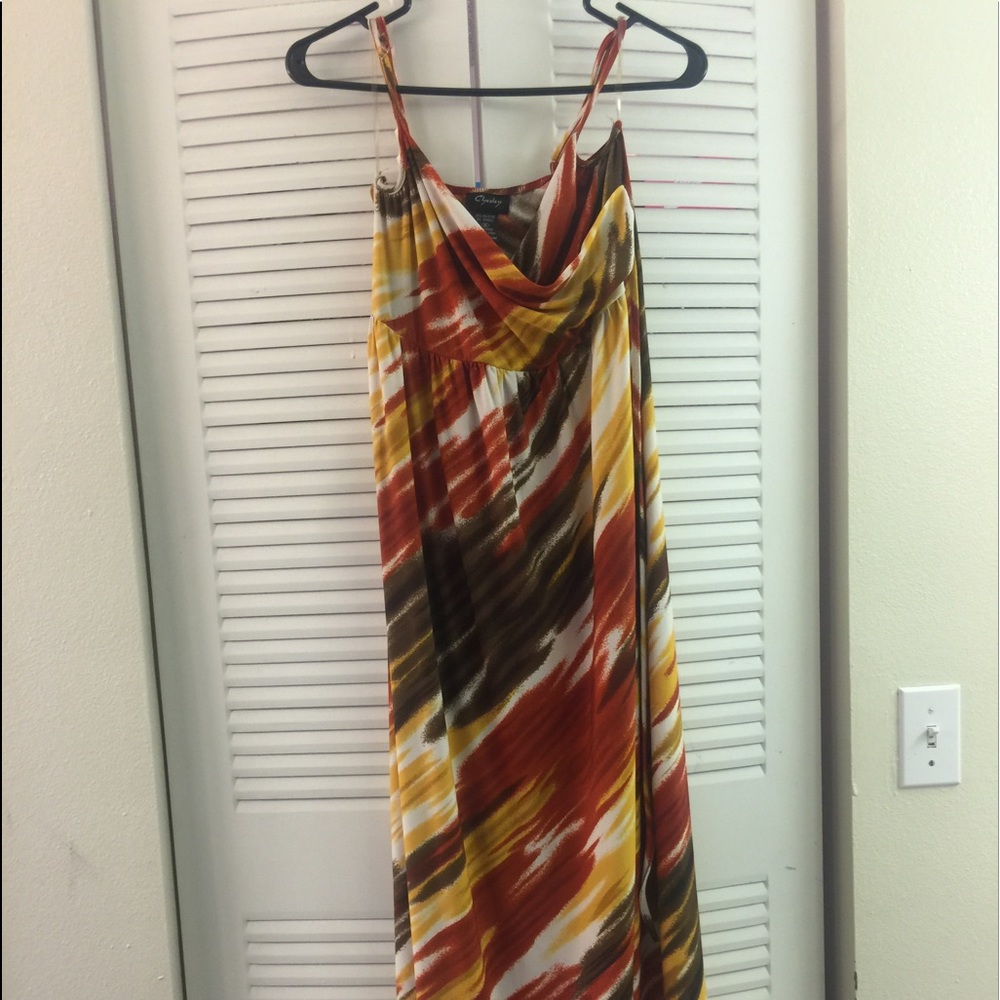 Maxi full length dress