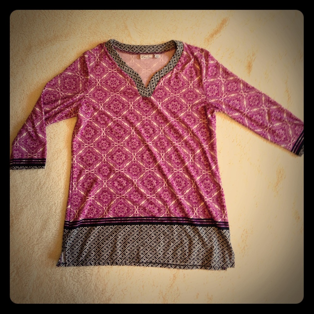 Kim Rogers three quarter length blouse