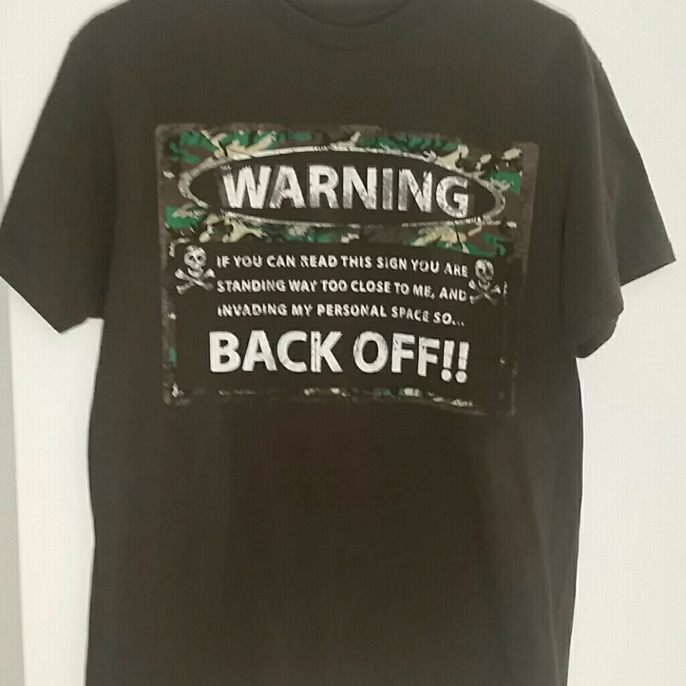 Warning t-shirt