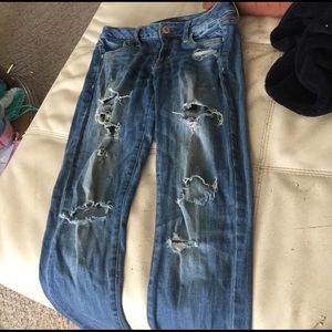 American eagle ripped Jeggings