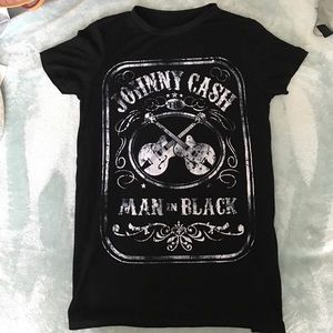Johnny Cash Jack Daniels style shirt