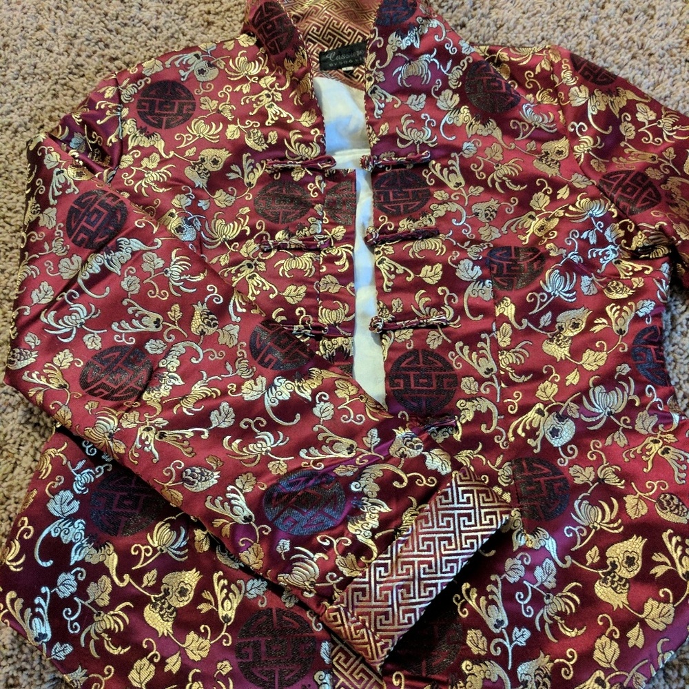 Beautiful Asian Embroidered Jacket