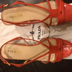 Prada wedge sandal
