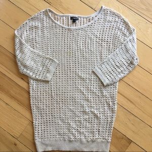Women's size small Express sweater 3/4 sleeves