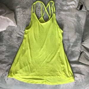 Neon Yellow Workout Top
