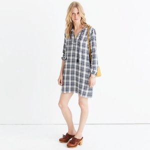 Madewell Plaid Artiste Tunic Dress