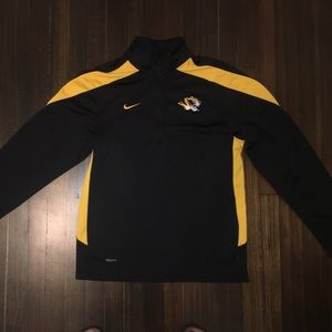 Mizzou Nike quarter zip