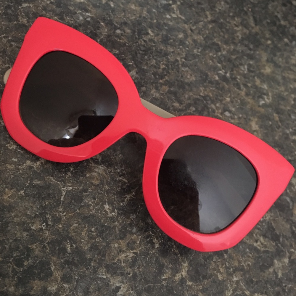 Celine Marta Sunglasses in Coral