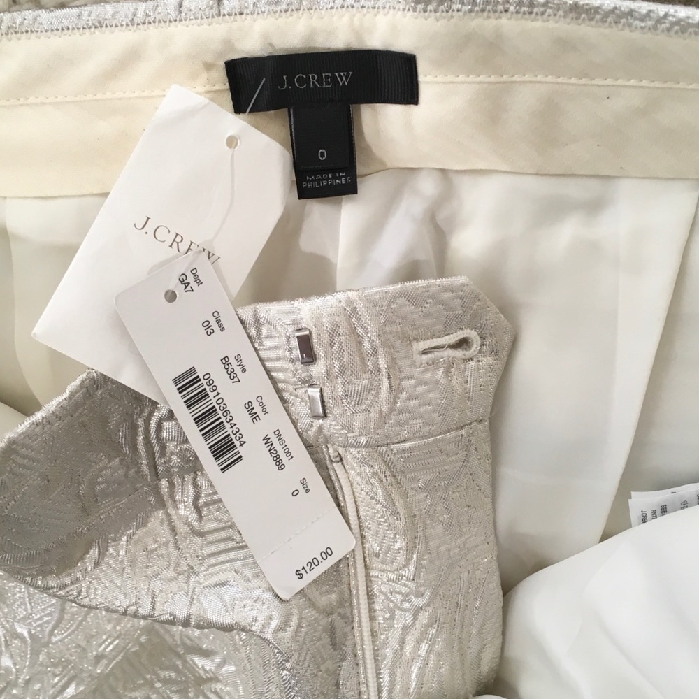 💥NWT J CREW BROCADE PANTS - Picture 4 of 4