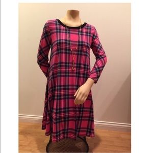 Plaid Dress NWOT